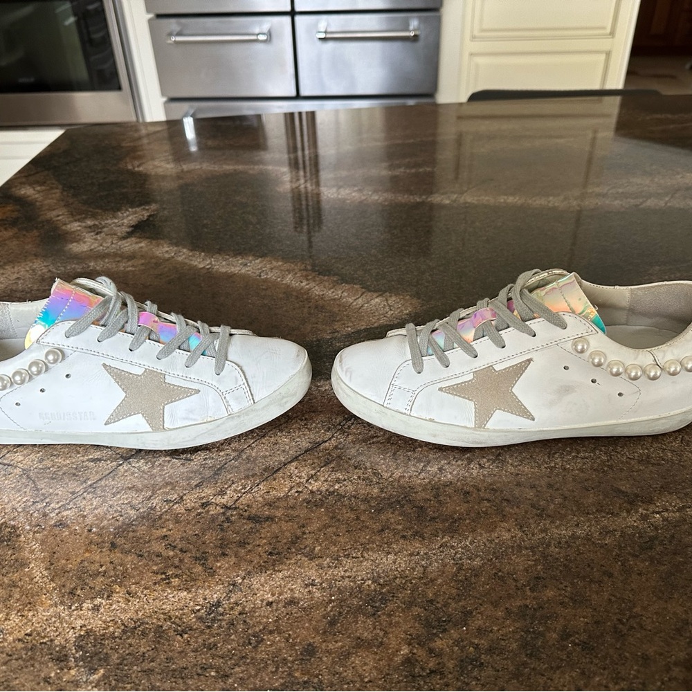 Golden Goose Superstar Iridescent and Pearl Accents - Picture 9 of 15